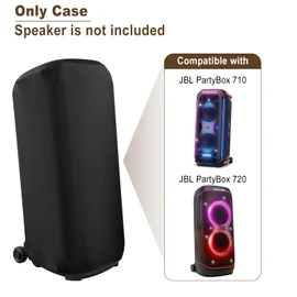 TXEsign Dust Cover Protective Case for JBL Partybox 710/720 Portable Party Speaker, Stretch Speaker Cover Dust Case with Elastic Band for JBL Partybox 710 Dust Sleeve