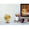 Exerz 14 cm Antique Globe Spanish Map - Metal Base