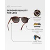 WMP Eyewear - Men's Polarized Sunglasses: Geometric Frame Design, 5-Barrel