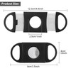 2 Pack Portable Cigar Cutter, Stainless Steel Pocket Cigar Tool,