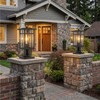 c cattleya Modern Outdoor Post Light with Pier Mount Base,