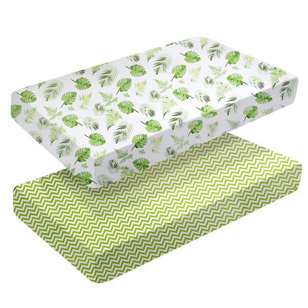 Pack of 2 Fitted Sheets 120 x 60 cm |