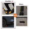 OrangeStar 21" Rubber Parking Curbs, Heavy Duty Garage Floor Wheel