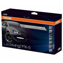 OSRAM LEDriving PX-5 CL15, LED daytime running light, 5 LEDs, LEDDRL301 CL15, folding carton box (1 pair)