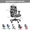 Talayituse Cow Pattern Office Computer Chair Seat Covers, Soft Stretch