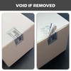 Barcode Warranty Blank Sticker Dumb Silver PET Security Labels with