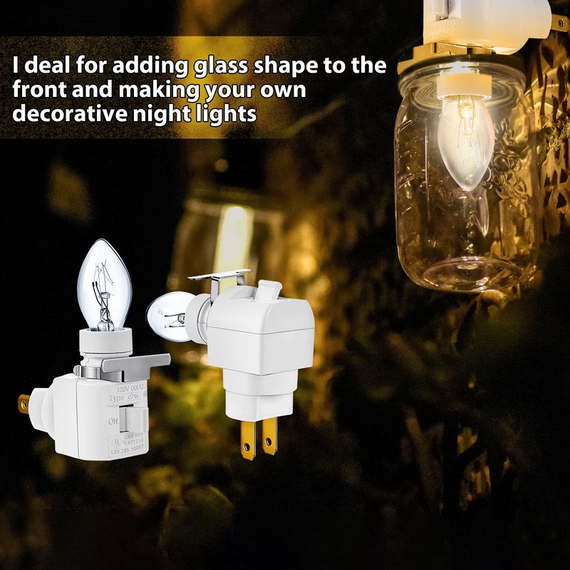 4 Sets Plug in Night Light 120V Night Lights Plug