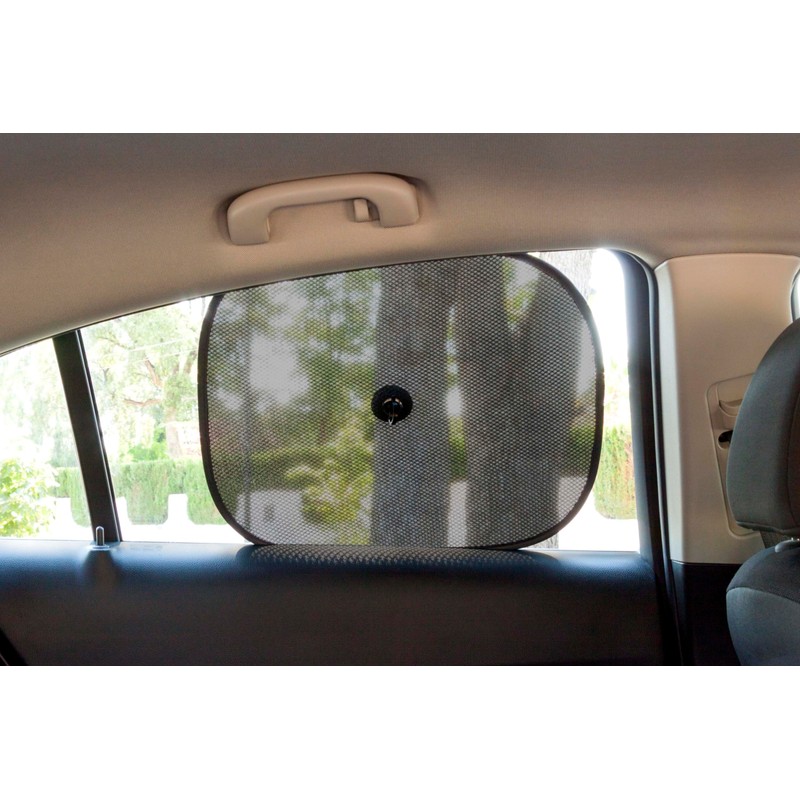 +PWR Car Parts +PWR Car Parts 2 Autosonnenschutzblenden Dreilagige SeitenblendenSchwarz