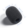 Weewooday 50 Pieces Mini Foam Microphone Windscreen Headset Mic Covers