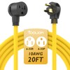 TOOLIOM 30A 10AWG 20FT Welder Extension Cord 6-50P to 6-50R