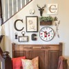 Lottogo Wall Clock 10 Inch Wall Clock for Living Room