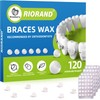 RioRand Orthodontic Wax for Braces Wax 120 Individual Hygienic Packaging