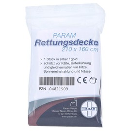 Rettungsdecke Gold/Silber