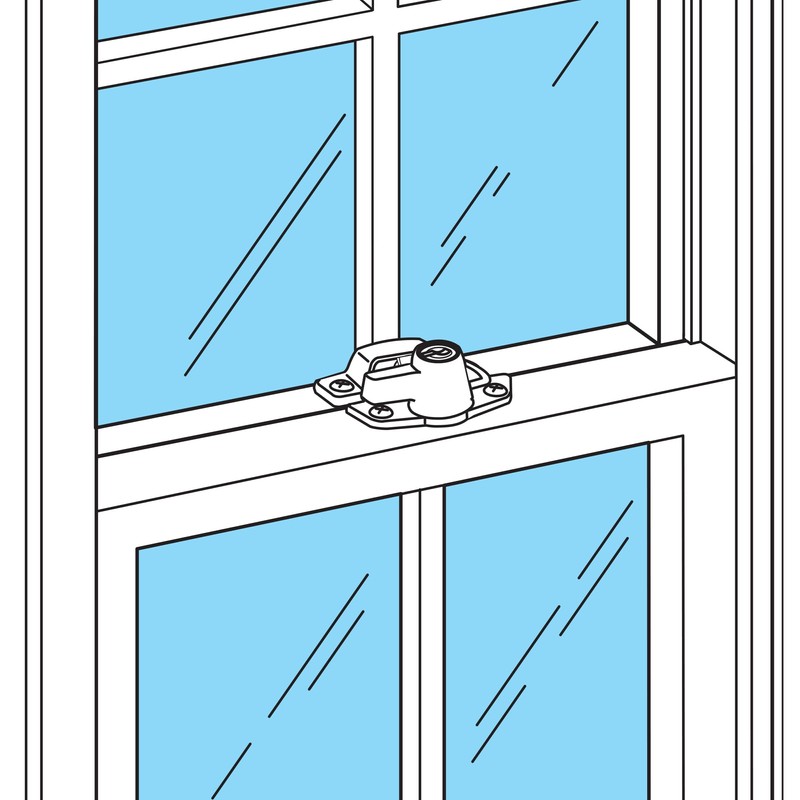 Prime-Line U 9928 Keyed Sash Lock –Security Lock Only Unlocks