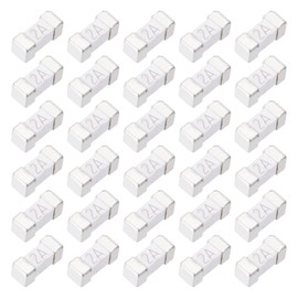MECCANIXITY 30Pack 250V 2A Surface Mount Device Fuse, One Time Fast Acting Surface Mount 1808 Square Ceramic Fuses for LED Lighting Battery Devices Telecom System Over Current Protection