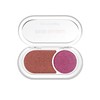 BEUKING Glitter Eyeshadow, Long Lasting Two-tone Powder Palette Shimmer Metal