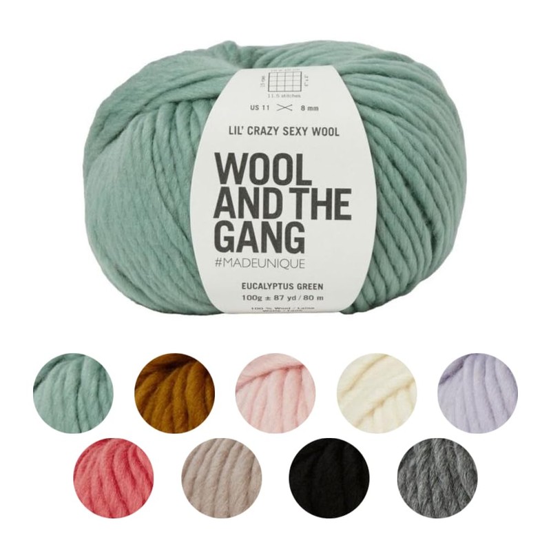 Wool and the Gang, Lil' Crazy Sexy Eucalyptus Green Wool