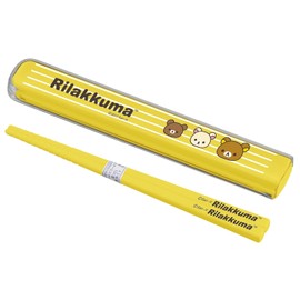OSK Rilakkuma Pull Lid Chopsticks Case Set HS-11