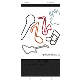 12 Silly Band Music Bracelets Party Favors Stocking Stuffers Fun Toy