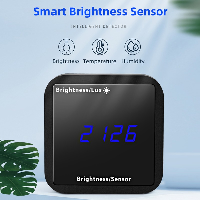 Tuya ZigBee Intelligent Light Detector Temperature & Humidity Sensor with