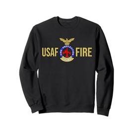 US AIR FORCE USAF FIRE PROTECTION RESCUE HAZMAT Sweatshirt