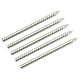 5Pcs Stainless Steel 550 Paracord Fids Lacing Stitching Weaving Needles Weaving String Stick Needle Weave Tool, Silver
