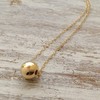 Custom Gold Ball Necklace Ball Bead Gold Filled Chain