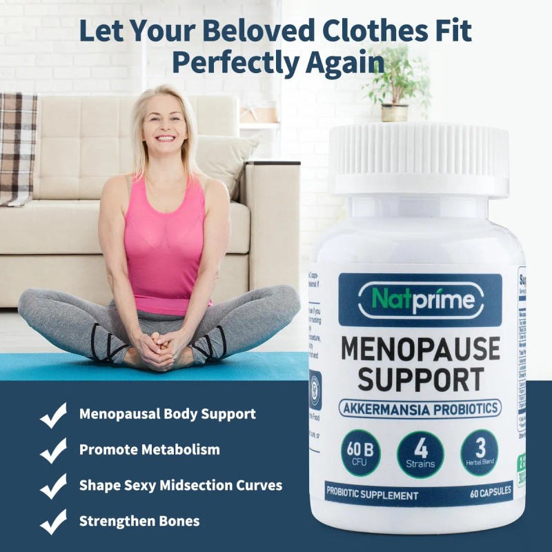 Probióticos Natprime Para Menopausia - 60 Cápsulas