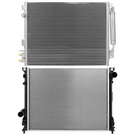 cciyu Aluminum Radiator Replacement 2009 for Chrysler for 300,2009 for Dodge for Challenger,2009-2010 for Dodge for Charger13158
