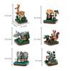 Petite Jungle and Forest Pals: Whimsical Wildlife Mini Block Set