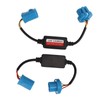 2Pcs Headlight Decoder 9007 HB5 Plug 12V DC Error Anti