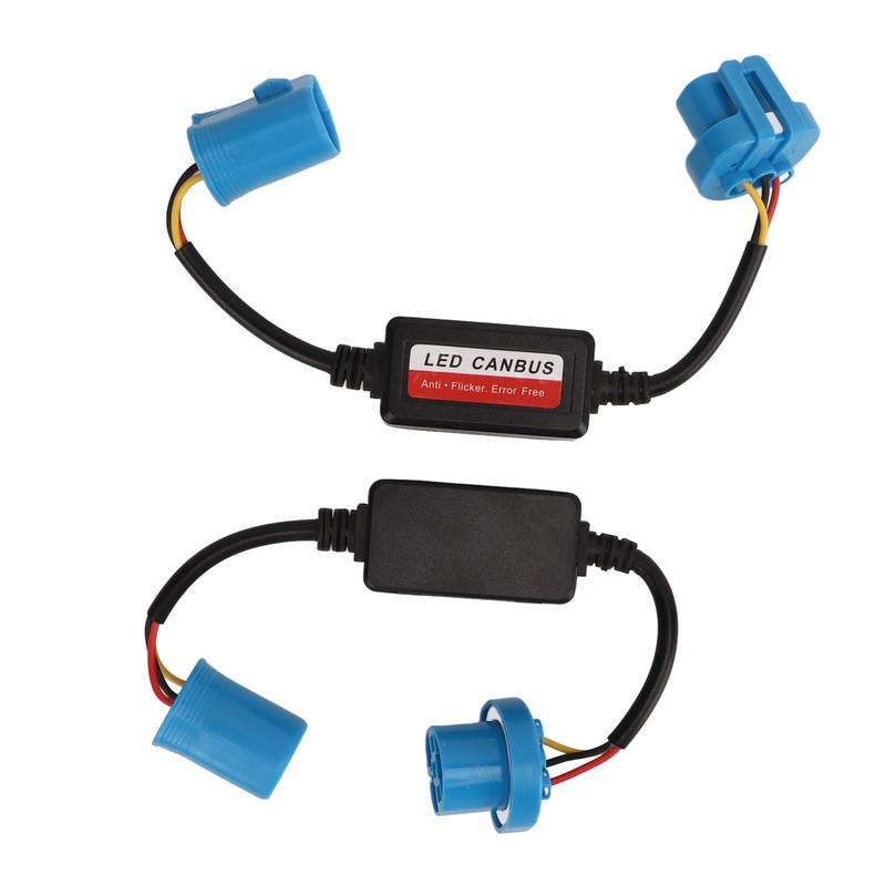 2Pcs Headlight Decoder 9007 HB5 Plug 12V DC Error Anti