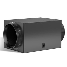 Inline Filter Box with H13 High Efficiency Air Filter- 8"/10" Flanges Included, Filter Box Fit 8/10 Inch Inline Duct Fans for Fresh Air Intake and Ventilation System