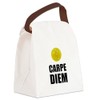 CafePress Carpe Diem Pickleball Canvas Lunch Bag with Strap Handle