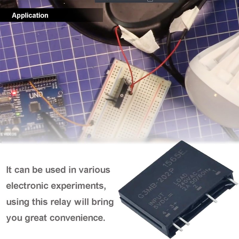 Youmile 6 pcs G3MB-202P Solid State Relay Module DC-AC PCB