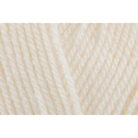 Sirdar Hayfield Bonus Baby DK Crochet Yarn, 100% Acrylic Double Knitting Wool for Waistcoats, Gilets, Jumpers and Sweaters - 100g Balls - Baby White (856) - Pack of 3