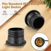 Light Socket Caps, Bulb Socket Safety Covers for String Lights,