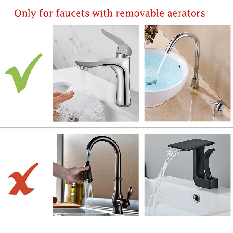 Dishwasher Faucet Adapter with Aerator, Faucet Adapter for Portable Washer,
