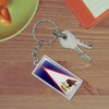 GRAPHICS & MORE Rectangle American Samoa US Territory Flag Keychain