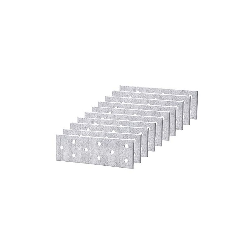 (Pack of 10) Flat Repair Connector for Steel Joining Plate