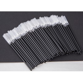 Kittro 100 PCS Disposable Eyeliner Brushes Applicator Cosmetic Eye Makeup Tool Eyebrow Castor Oil Brush