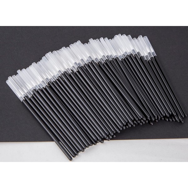 Kittro 100 PCS Disposable Eyeliner Brushes Applicator Cosmetic Eye Makeup