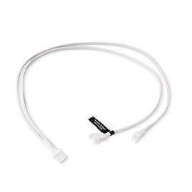 Alphacool 18724 Y-Splitter 4-Pin to 2x 4-Pin PWM 60 cm White Cable Modding Sleeved