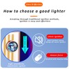 Lighters Slim Soft Flame Lighter Vintage Butane Refillable Retro Traditional