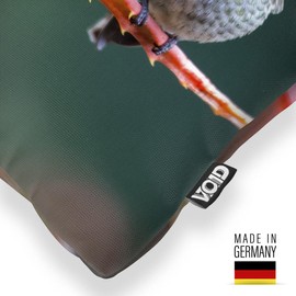 VOID Hummingbird Photo Picture Nature Cushion Cover Polyester Decoration Easter Decorative Cushion Outdoor Garden Cushion Size: 40 x 40 cm