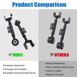 FZJDSD Rear Upper Adjustable Alignment camber Control Arm kit Compatible with Honda CR-V 2007-2016 Rear Camber Arm Replace 52390SWAA00 52390-SWA-A01 52390-SWA-A01YT