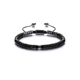 MANIFO Healing Crystals Bracelet Adjustable Black Obsidian Crystal Stone Bracelets for Men and Women