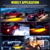 Nilight Truck Running Board Lights 2PCS 60 Inch LED Side