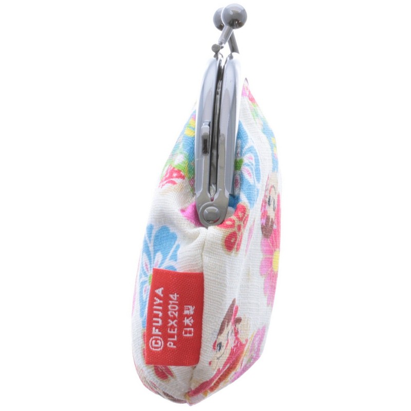 Peko-chan x Kyoto Coin Purse 2.5 Round Cream