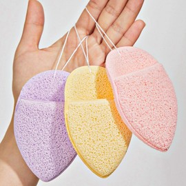 Deopseokdeopseok Cleansing Sponge Facial Massage Face Wash Puff SN. Cleansing Puff Orange 7ea